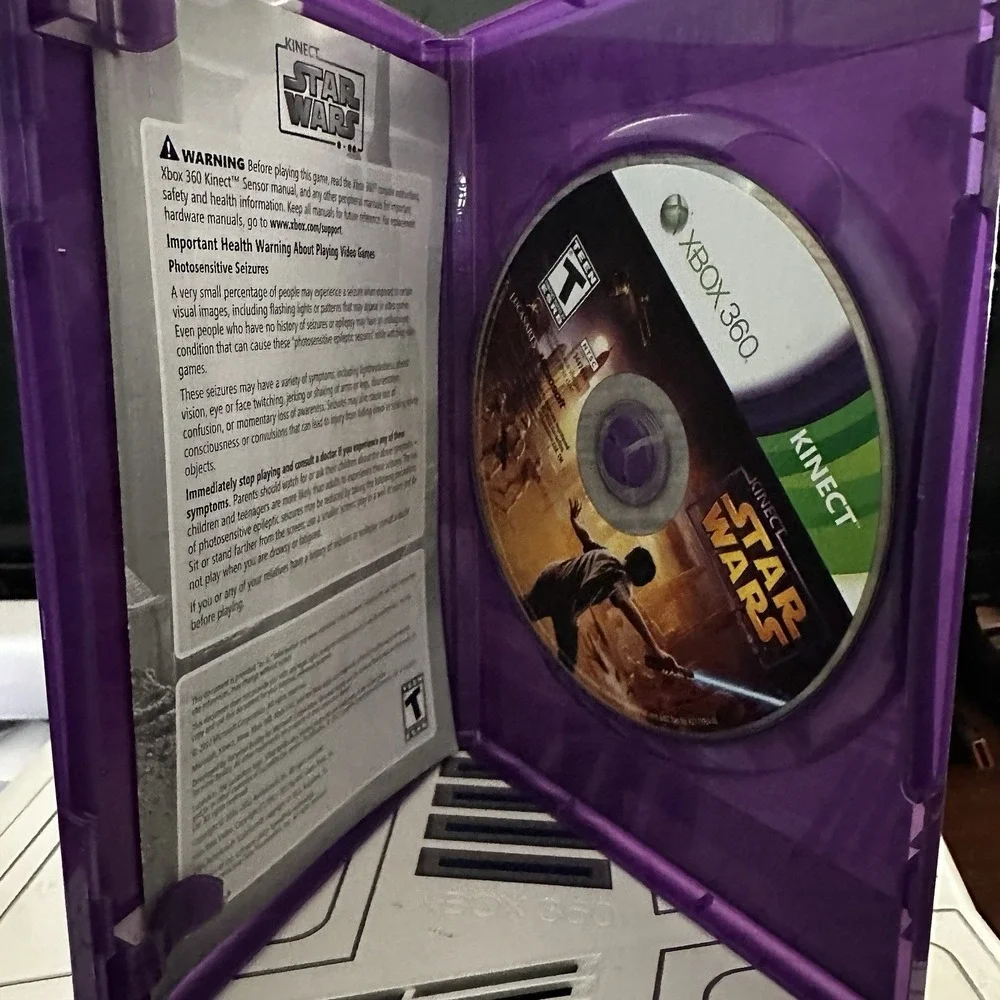 Microsoft Xbox 360 S Limited Edition Star Wars Console Tested No Controller